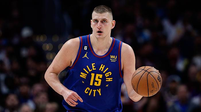 Denver Nuggets center Nikola Jokic (15)